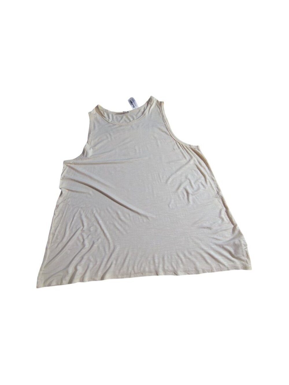 Old Navy Womens Luxe Tank Top XL Tall Ivory Soft Lightweight Sleeveless Apparel